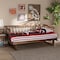 Baxton Studio Muriel Walnut Wood Expandable Twin Size to King Size Spindle Daybed 167-10739 - alternate 7